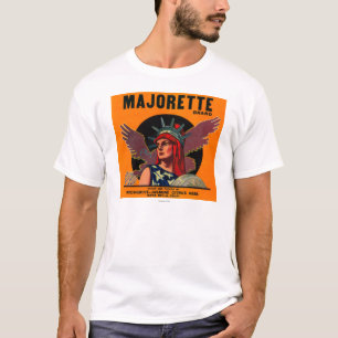 Majorette orange LabelTerra Bella, CA T-Shirt