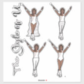 Majorette Sparkle Stickers (Icced 2) Aufkleber (Blatt)