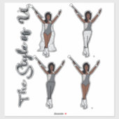 Majorette Sparkle Stickers ( Stein 2) Aufkleber (Blatt)