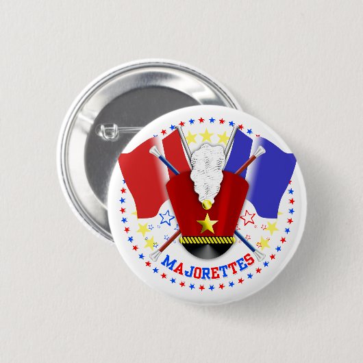 Majorettes Abzeichen Button (Vorne & Hinten)