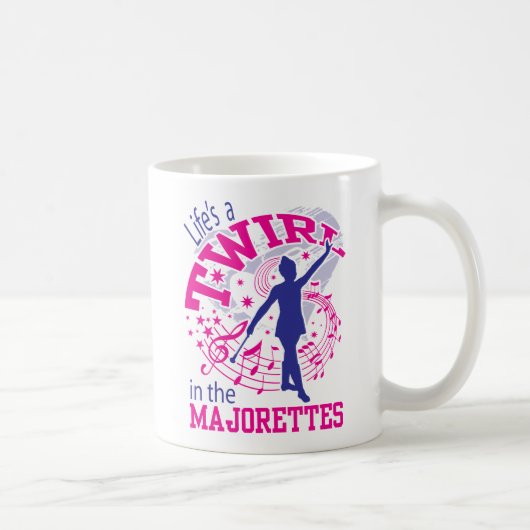 Majorettes, Baton Twirlers Kaffeetasse (Rechts)