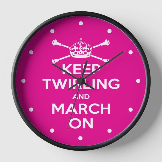 Majorettes Clock Uhr (Vorderseite)