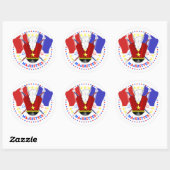 Majorette's Marching, Red Whit and Blue, Stickers (Blatt)
