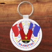 Majorettes Schlüsselring Schlüsselanhänger (Vorderseite)