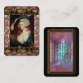 Majoyne Berlaine barockes berufliches Visitenkarte (Vorne/Hinten)