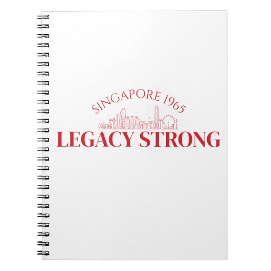 Majulah Singapura Celebration Notizblock (Vorderseite)