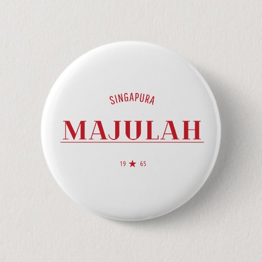 Majulah Singapura Feier Button (Vorderseite)