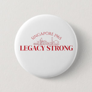 Majulah Singapura Feier Button