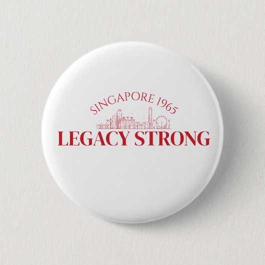 Majulah Singapura Feier Button (Vorderseite)