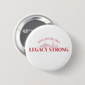 Majulah Singapura Feier Button (Vorne & Hinten)