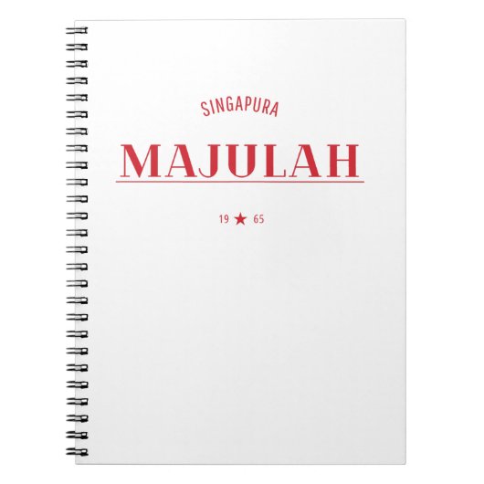 Majulah Singapura Feier Notizblock (Vorderseite)