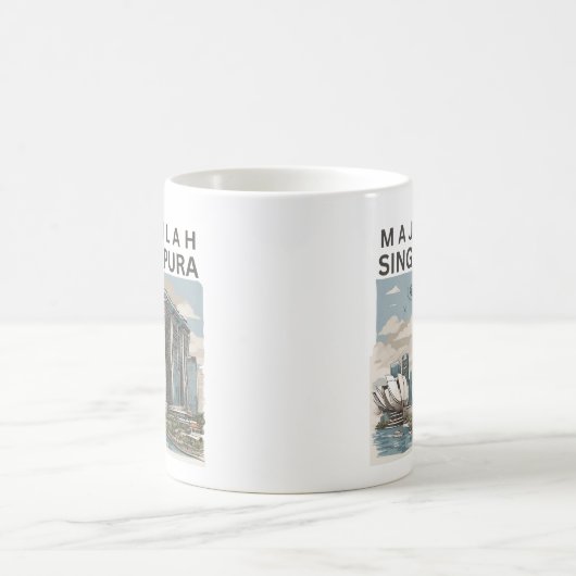 Majulah Singapura Kaffeetasse (Mittel)