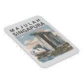 Majulah Singapura Magnet (Rechte Seite)