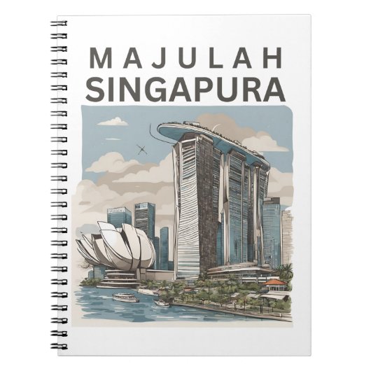 Majulah Singapura Notizblock (Vorderseite)