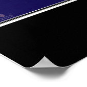 Majuro Atoll Marshall Islands Satellite Poster Kar (Ecke)