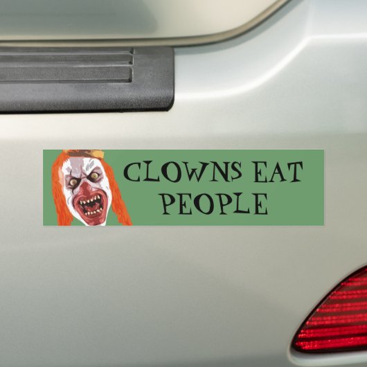 Makaberer Clown Autoaufkleber (Auf Auto)
