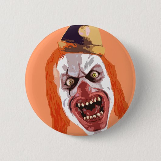 Makaberer Clown Button (Vorderseite)