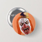 Makaberer Clown Button (Vorne & Hinten)