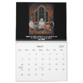 Makaberes gotisches Winona Plätzchens 2012 Kalender (Mär 2027)