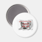 Makah Tribe Flag Magnet (Vorderseite/Rückseite)