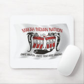 Makah Tribe Flag Mousepad (Mit Mouse)