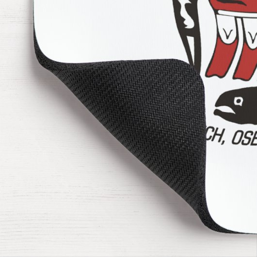Makah Tribe Flag Mousepad (Ecke)