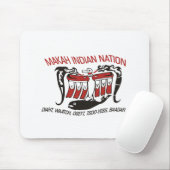 Makah Tribe Flag Mousepad (Mit Mouse)