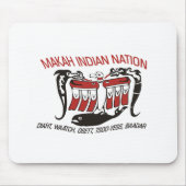 Makah Tribe Flag Mousepad (Vorne)