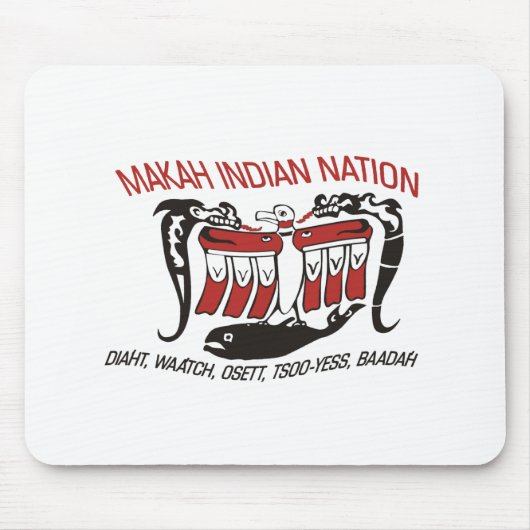 Makah Tribe Flag Mousepad (Vorne)