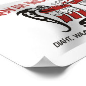 Makah Tribe Flag Poster Print (Ecke)