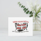 Makah Tribe Flag Postkarte (Stehend Vorderseite)