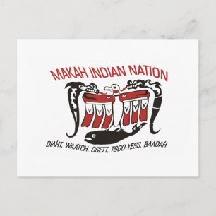 Makah Tribe Flag Postkarte