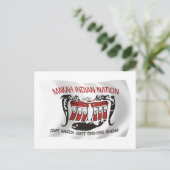 Makah Tribe Flag Postkarte (Stehend Vorderseite)