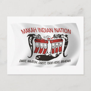 Makah Tribe Flag Postkarte