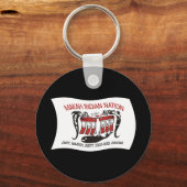 Makah Tribe Flag Schlüsselanhänger (Vorderseite)