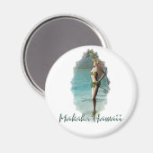 Makaha Magnet (Vorderseite/Rückseite)