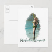 Makaha Postkarten (Vorne/Hinten)