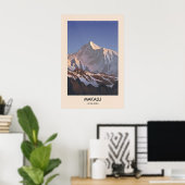 Makalu Berg Himalaya Poster (Heimbüro)