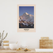 Makalu Berg Himalaya Poster (Küche)