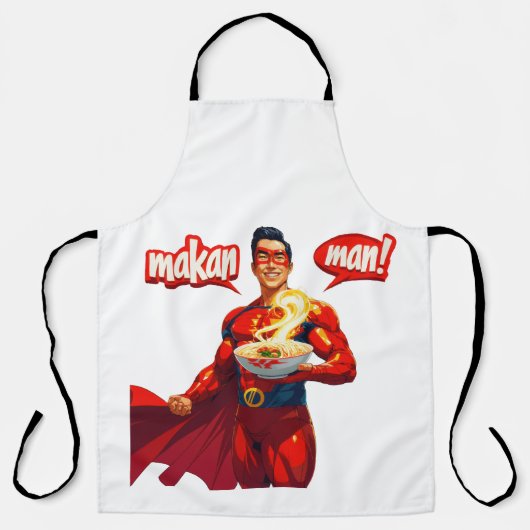 Makan Man - Singapur Schürze (Vorderseite)