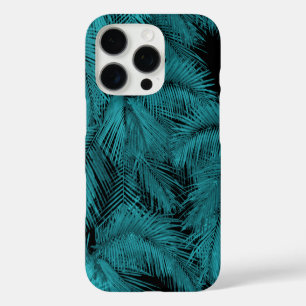 Makana Palms Hawaiian Teal Tropische Blätter iPhone 16 Pro Hülle