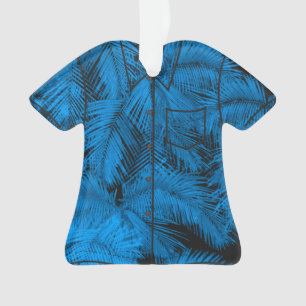 Makana Palms Hawaiian Tropical Leaves Aloha-Shirt Ornament