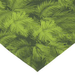 Makana Palms Hawaiian Tropical Print Kurzer Tischläufer