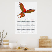 Makao-Papagekalender 2015 Poster (Küche)