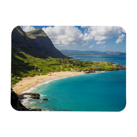 Makapuu Beach Coastline Magnet (Horizontal)