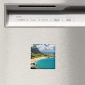 Makapuu Beach Coastline Magnet (In Situ (Geschirrspüler))