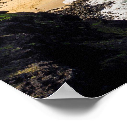 Makapuu Beach Coastline Poster (Ecke)