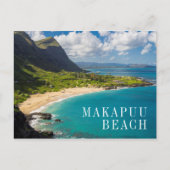 Makapuu Beach Coastline Postkarte (Vorderseite)