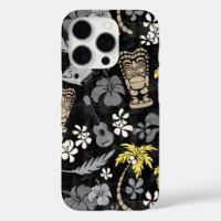 Makapuu Beach Hawaiian Batik Black Gray