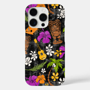 Makapuu Beach Hawaiian Batik Black Multi iPhone 16 Pro Hülle